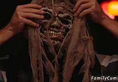 skinny blonde teen 18+ teases first time sucking step-cronies in hardcore 3some