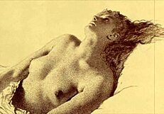 विंटेज इरोटिक इलस्ट्रेशन से रेट्रो डिजायर उभरती है कॉमिक स्टाइल में