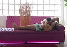 colombian super big ass hottie got a massage and a dick for the same price