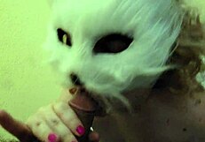 Wife sucks dick until cum in mouth