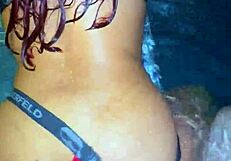 i quickly fuck my stepsister in the family pool