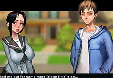 taffy tales part 4: student and teacher in anime hentai adventure with big tits