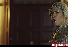 Can these glamorous lesbians handle pussylicking each other in a classy duo?