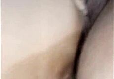 maid bent over in bed for intense doggystyle sex