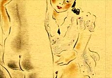 vintage erotic drawings collection