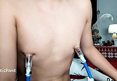 Dirty Nipple Sucking Action for Men in Exotic Fetish Scene