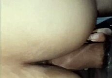 maid bent over in bed for intense doggystyle sex