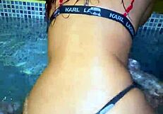 i quickly fuck my stepsister in the family pool