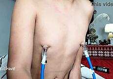 Dirty Nipple Sucking Action for Men in Exotic Fetish Scene