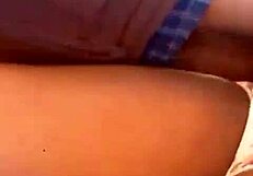 Outdoor quickie with neighbor's husband, clothes ripped and wet pussy dripping