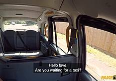 Fake Taxi driver slams flexible British blonde Candy Banks in backseat action.