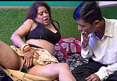 18 year old boy fucking beautiful madam in erotic sex