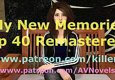 Sharing my new memories with a brunette in a game