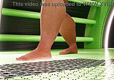 Watch this giantess grow huge tits and ass. Can you handle the giant woman?