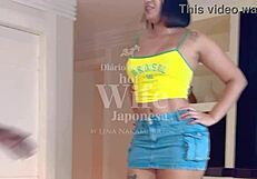 Negao Fucks Hot Wife Doggystyle with Cumshot