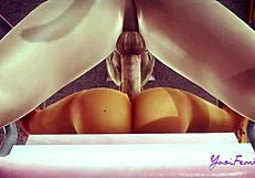 Yaoi Femboy Simon Holding That Huge Dick.