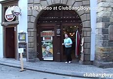 Horny Bareback Exhibitionist Twinks Lick, Finger, and Assfuck Each Other for Cumshot