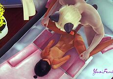 Yaoi Femboy Simon Holding That Huge Dick.