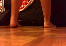 Strange tale unfolds. Shemale doll with big penis and vagina gets oiled up for weird play.