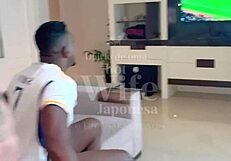 Negao Fucks Hot Wife Doggystyle with Cumshot