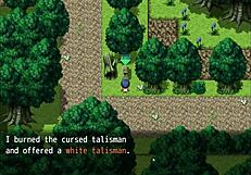 in the hentai game, strangers get excited by natsuki's body