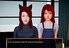 Teen redhead gets bold fucking in family cartoon.