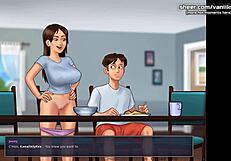 waking stepsister and filling her hot pussy with cum