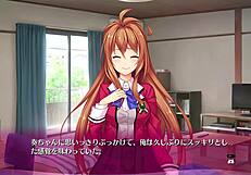 Lingerie-clad girls in bukkake hentai blowbang game