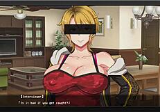 i watch my busty wife get creampied in this netorare hentai end