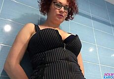 is this married slut jerking and sucking before swallowing cum?