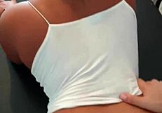 hard sex on a table in the living room fucking so rough