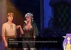 Ebony Cowgirl Lana Rides Monster Cock in Sexy Anime Cartoon Scene Part 31