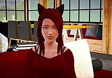 Teen redhead gets bold fucking in family cartoon.