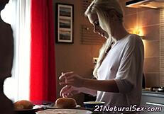 Classy babe gets pussyfucked hard and facialized