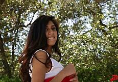 Angel Del Rey's pretty teen 18+ pussy gets rough group action