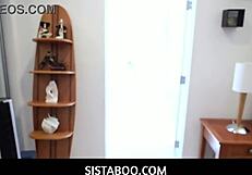 Harley Haze Shares Bed With Step Sister During Vacation