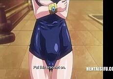 fiesty princess becomes lactating cum bucket in uncensored hentai 😈