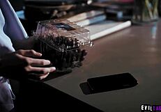 Kyler Quinn begs her stepmom for a family threesome after getting caught masturbating