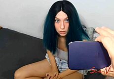 I caught my step sister doing porn