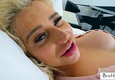 big breasted stepmom fucks stepson all day in hotel