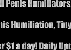 i humiliate that small cock with femdom sph and masturbation fetish