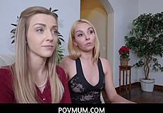 Povmum - sexy blonde bubble butt milf aaliyah love bouncing on huge pov dick