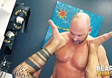 bearfilms huge gay tyler reed barebacks hairy teddy torres with monster cock