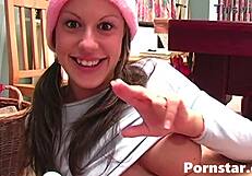 Hot Babes Teasing In Backstage Fun With Porn Filming?