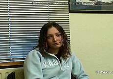 Nervous British Teen's First Porn Casting Interview