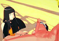 Naruto fucks Hinata in hentai