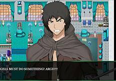 I enter the holy cathedral in succubus covenant, discovering half-naked blonde angels.