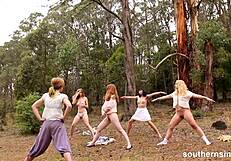 Yoga Retreat Turns Steamy With Big Tits And Fingering