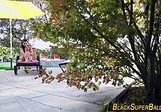 Teen latina rides black