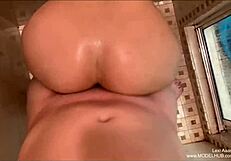 Angel Aaane's Huge Ass In Shower Sex